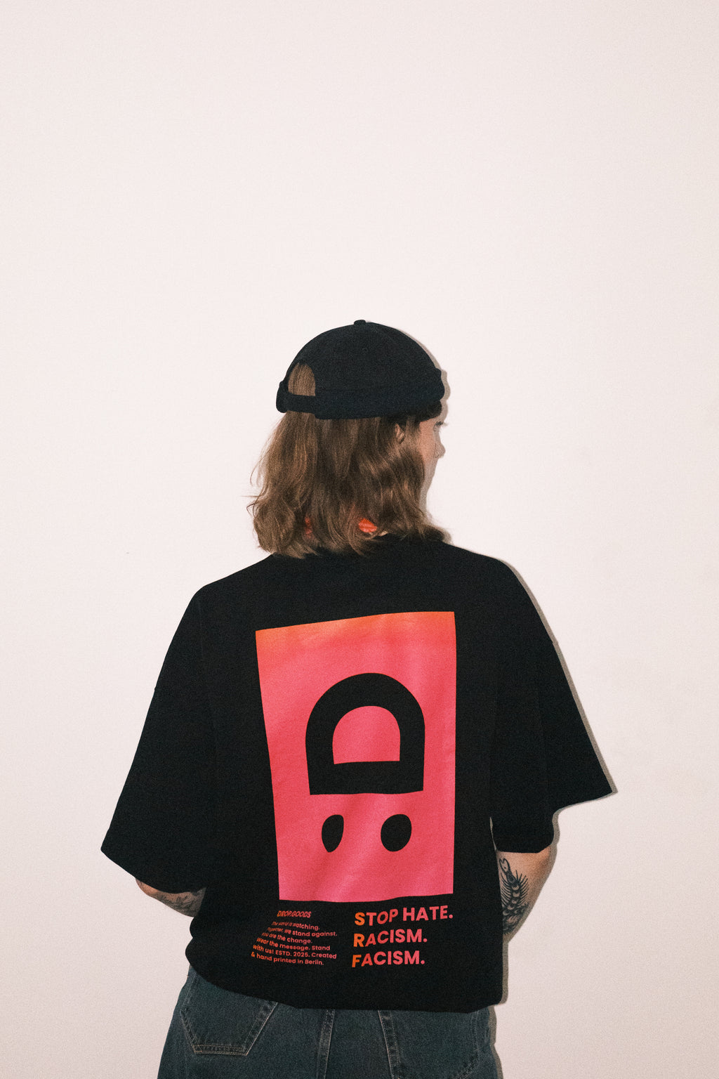 Statement Boxy T-Shirt Sonder Edition, Wear The Message | Bio-Baumwolle 240GSM